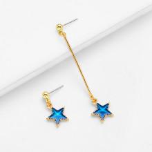 Shein Star Design Mismatch Drop Earrings