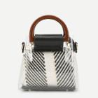 Shein Clear Detail Double Handle Woven Bag