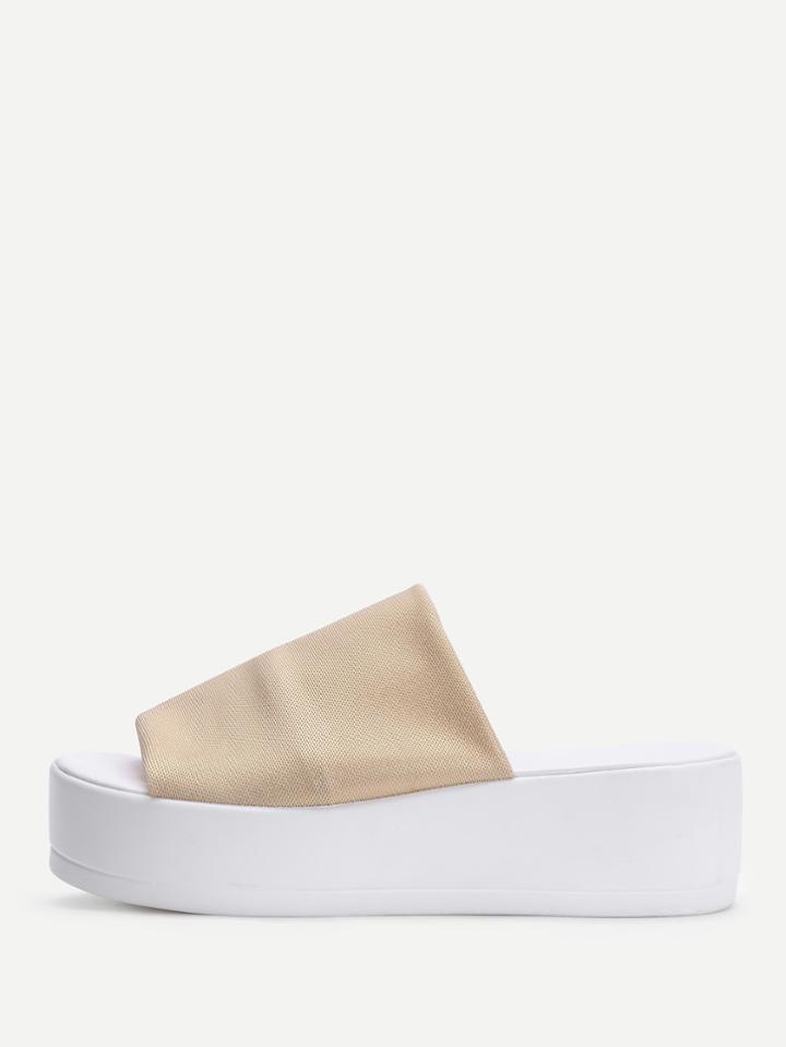 Shein Open Toe Flatform Sandals