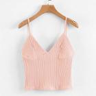 Shein Solid Ribbed Cami Top