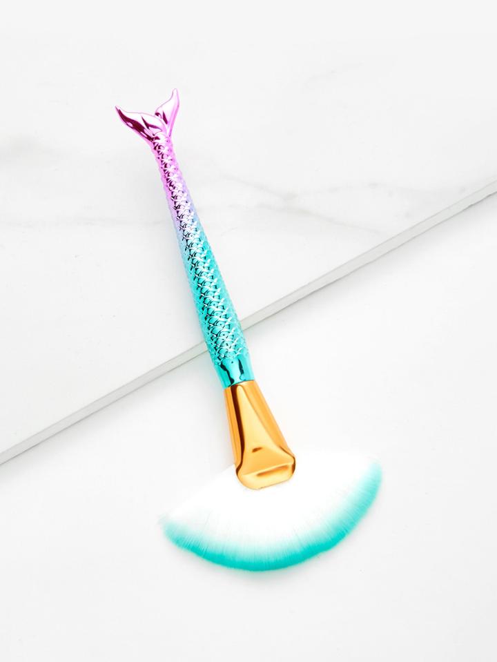 Shein Fish Shaped Handle Makeup Brush 1pc