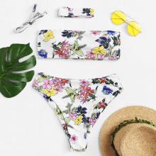 Shein Floral Bikini Set With Chocker
