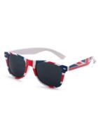 Shein Union Jack Frame Wayfarer Style Sunglasses