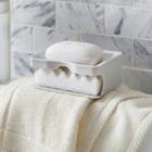 Shein Draining Double Layered Soap Dish With Sponge