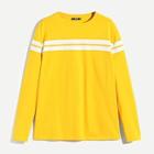 Shein Men Striped-panel T-shirt