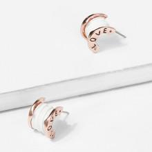 Shein Letter Decorated Stud Earrings