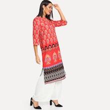 Shein Mixed Print Split Side Dress