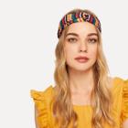 Shein Multi Color Strip Twist Headband
