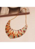 Rosewe New Arriving Party Colorful Sector Necklace For Girls