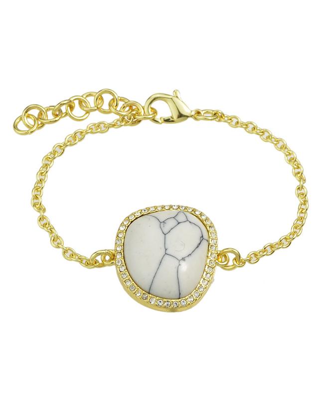 Shein White Chain Link Bracelet