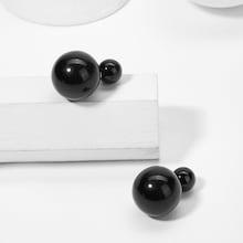 Shein Double Ball Design Stud Earrings