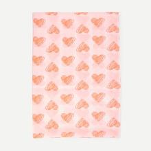 Shein Heart Print Scarf