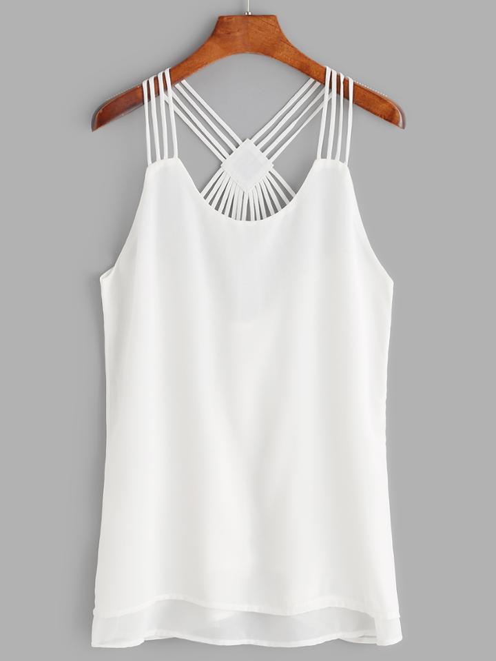 Shein Strappy Back Layered Tank