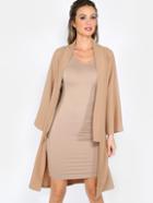 Shein Stand Collar Duster Outwear