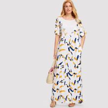 Shein Pearl Beaded Detail Oversized Dress