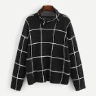 Shein High Neck Grid Jumper