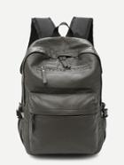 Shein Distressed Zip Front Backpack