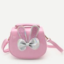 Shein Girls Bow Decorated Saddle Bag