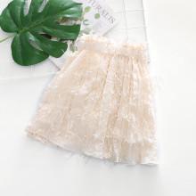 Shein Girls Solid Mesh Skirt