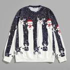 Shein Men Christmas Snowman Print Pullover