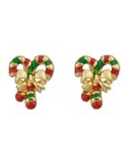 Shein Enamel Bowknot Cute Stud Earrings For Women
