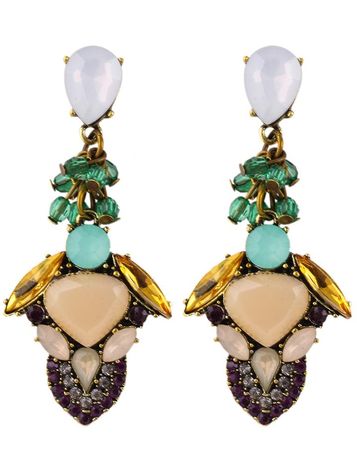 Shein Drop Gemstone Earrings