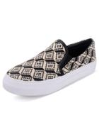 Shein Geo Print Slip On Sneakers