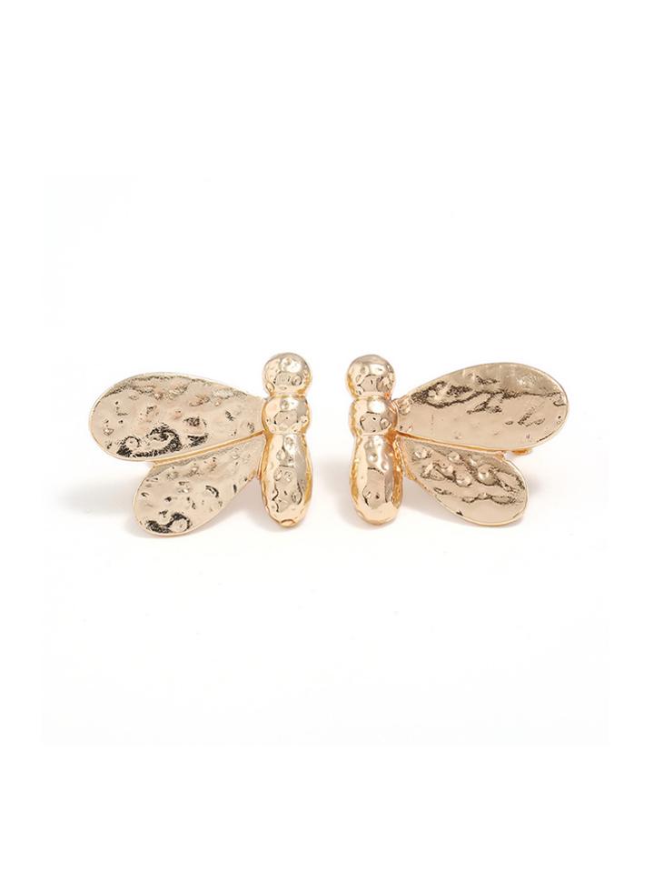 Shein Metal Insect Design Stud Earrings
