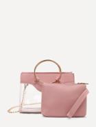 Shein Clear Ring Handle Bag With Inner Clutch