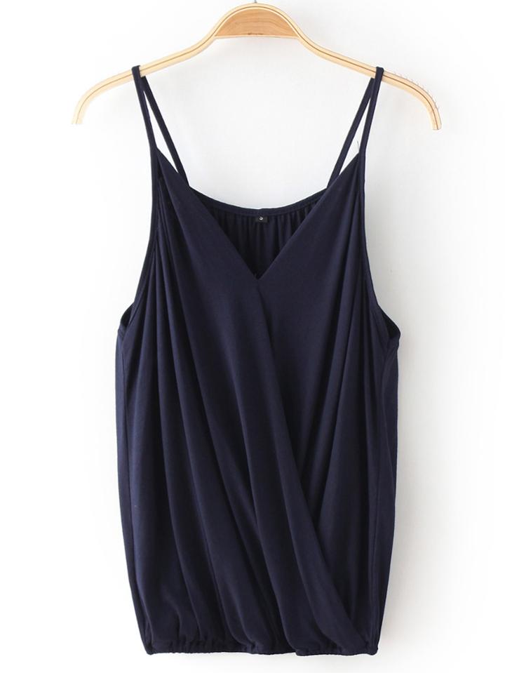 Shein Spaghetti Strap V Neck Tank Top