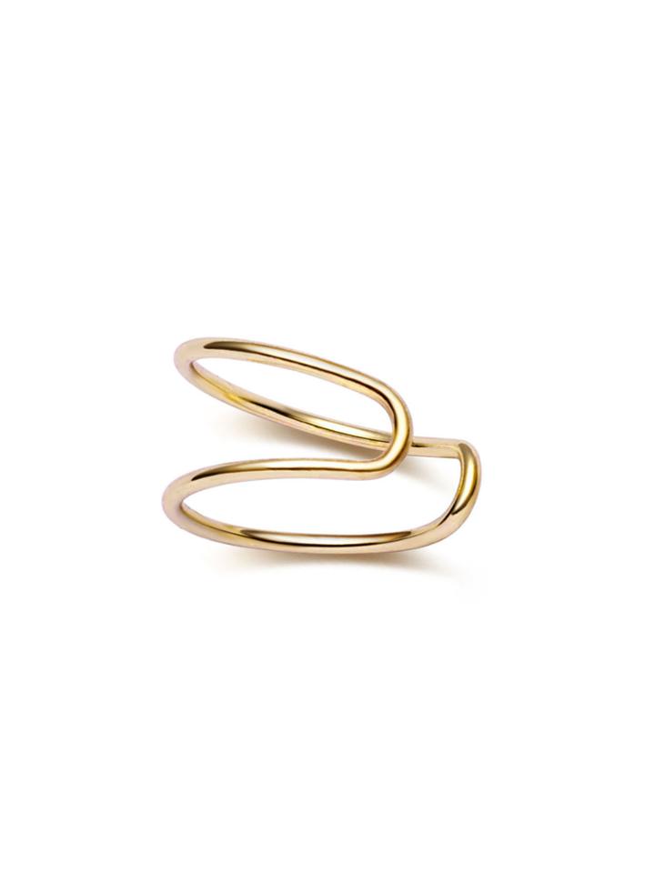 Shein Gold Plated Simple Earring Clip