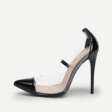 Shein Cap Toe Stiletto Heels