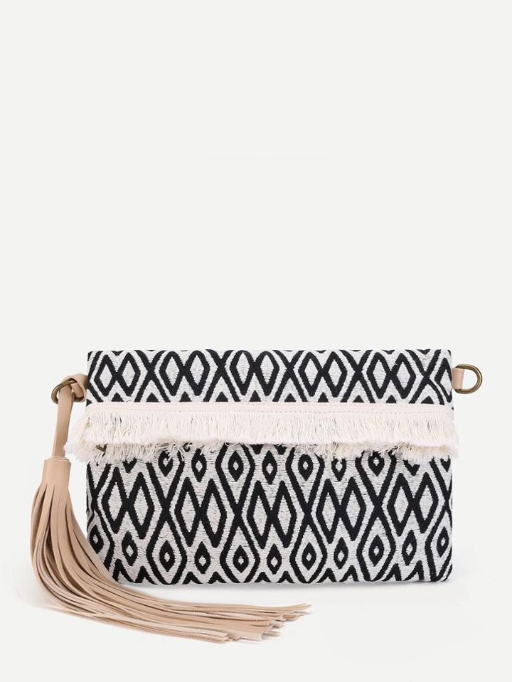 Shein Tassel Detail Clutch Bag