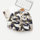 Shein Toddler Boys Camo Print Padded Coat