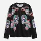 Shein Men Halloween Animal Print Tunic Tee