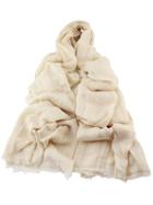Shein Beige Good Quality Soft Solid Color Cotton Long Scarf