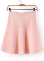 Rosewe Alluring Pink A Line Pattern Summer Skirt For Lady