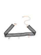 Shein Hollow Star Embellished Mesh Choker