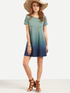 Shein Ombre Tee Dress