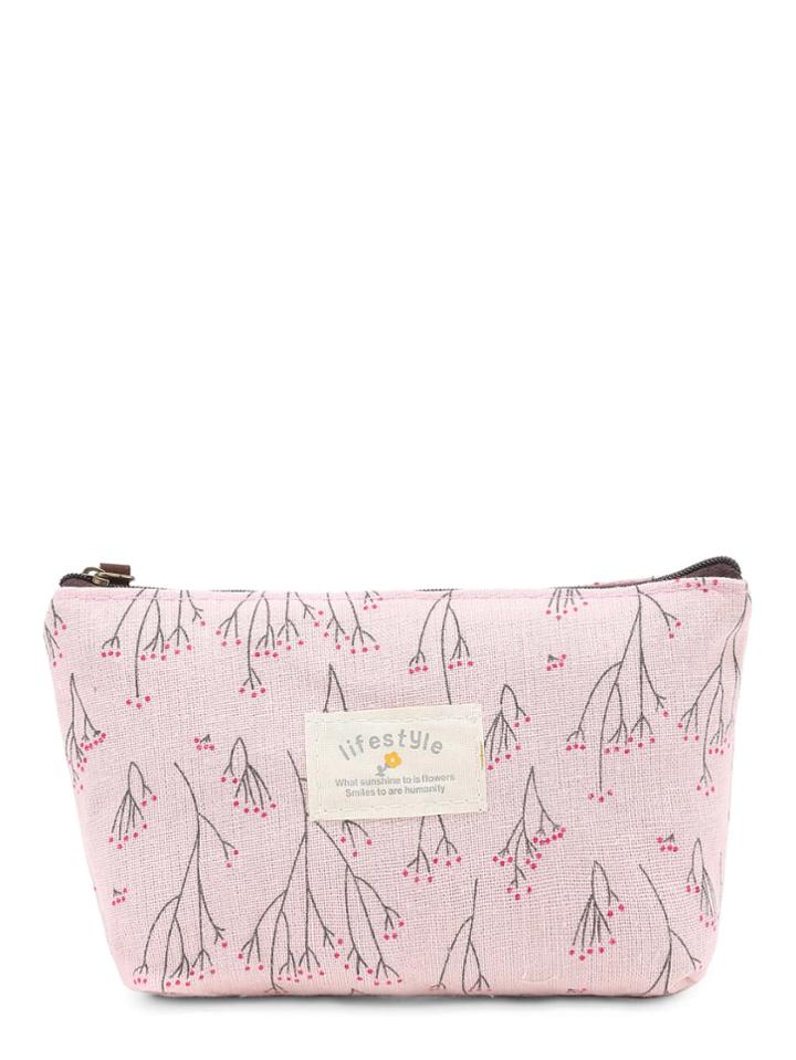 Shein Graphic Print Zipper Makeup Bag