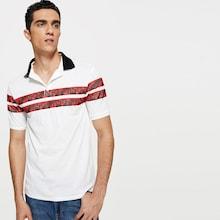 Shein Men Contrast Collar Polo Shirt
