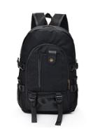 Shein Buckle Decor Zip Front Backpacks