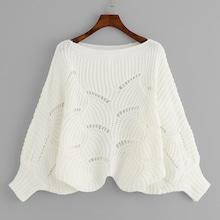 Shein Loose Knit Batwing Sweater