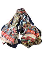 Shein Brown New Arrival Printed Cotton Soft Wide Scarf For Ladies