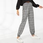 Shein Plaid Peg Pants Without Chain