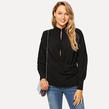 Shein Surplice Wrap Shirt