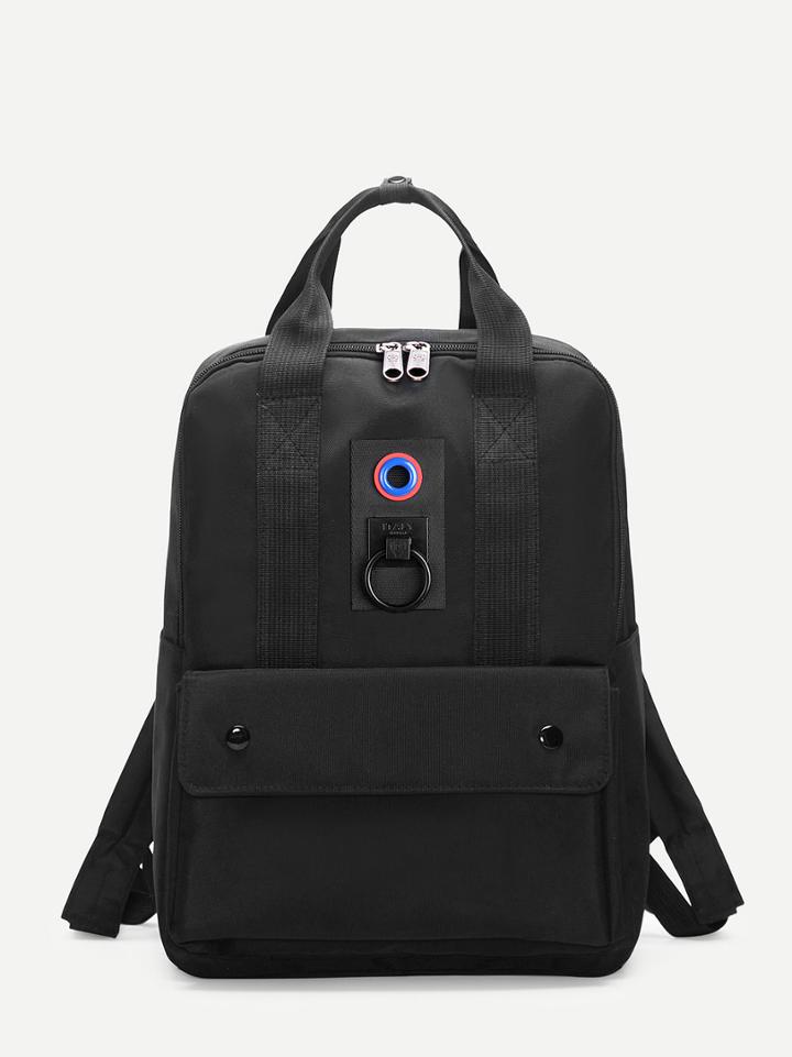 Shein Zip Around Satchel Backpack