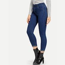 Shein Skinny Ankle Jeans Without Belt