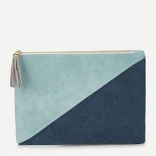 Shein Two Tone Zipper Makeup Bag