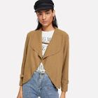 Shein Buckle Detail Sleeve Coat